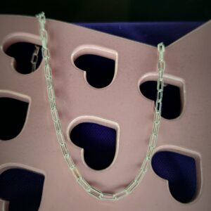 Sterling Silver Paperclip Permanent Jewelry Chain-Tier 3