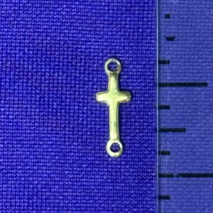 Small Cross Gold Stainless