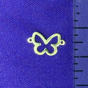 Open Butterfly Gold Stainless