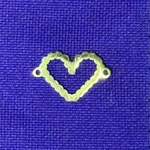 Open Heart Gold Stainless