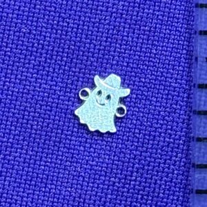 Ghost w/Cowboy Hat Sterling Silver