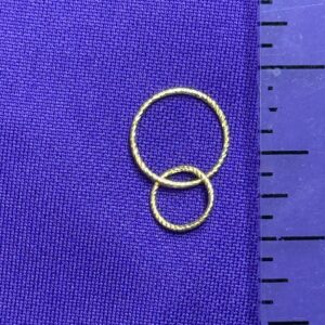 Sparkle Infinity Circles Gold Filled