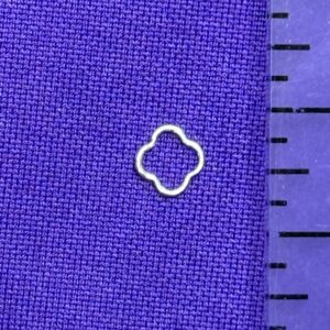 Small Open Clover Sterling Silver