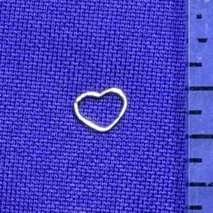 Small Open Heart Gold Filled
