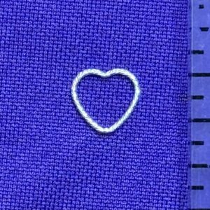 Sparkle Open Heart-Sterling Silver