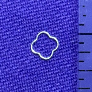 Large Open Clover Sterling Silver